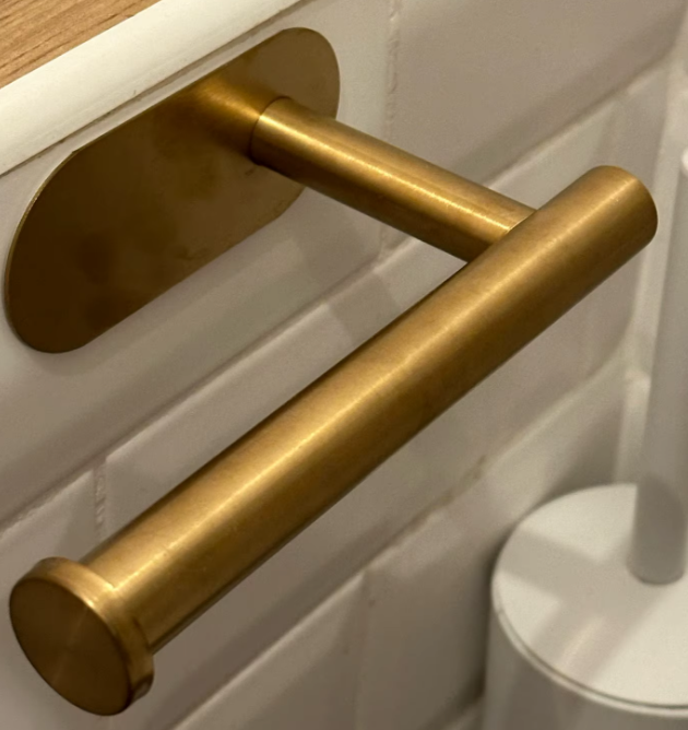 Baño- Portarollos Aura Dorada